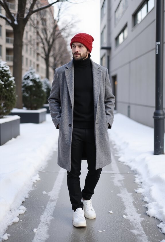 bold beanie with minimalism