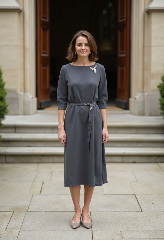 comfortable twill dress option