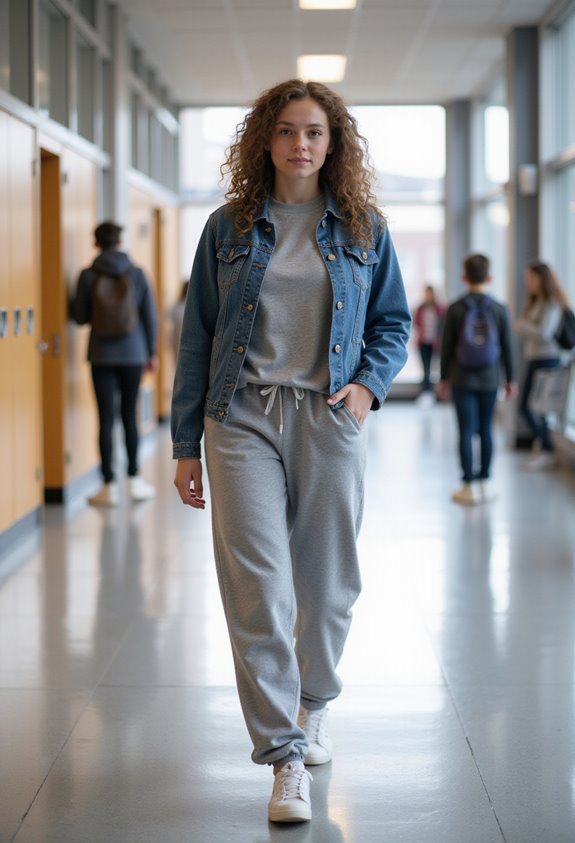 cozy stylish sweat set