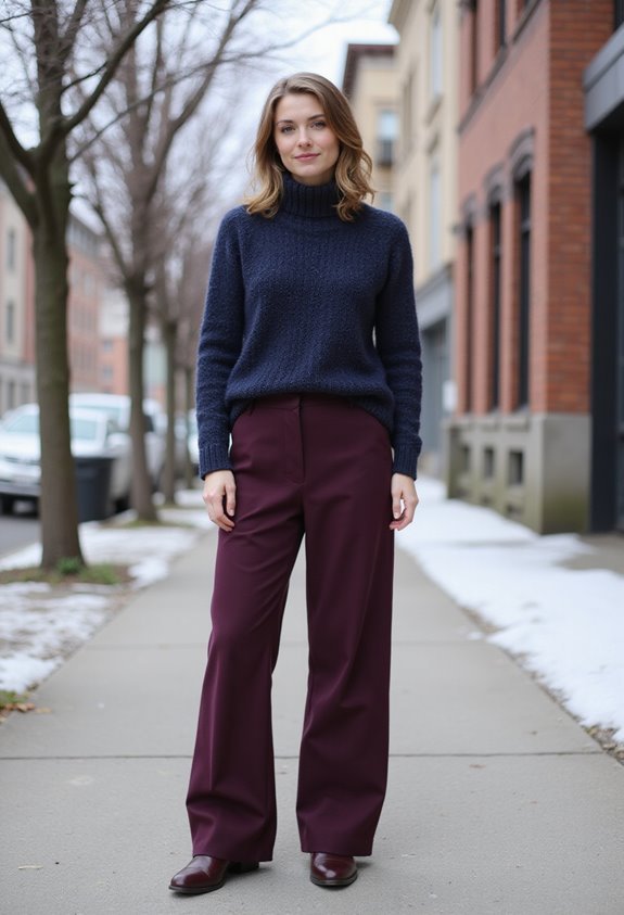 cozy winter tonal outfit