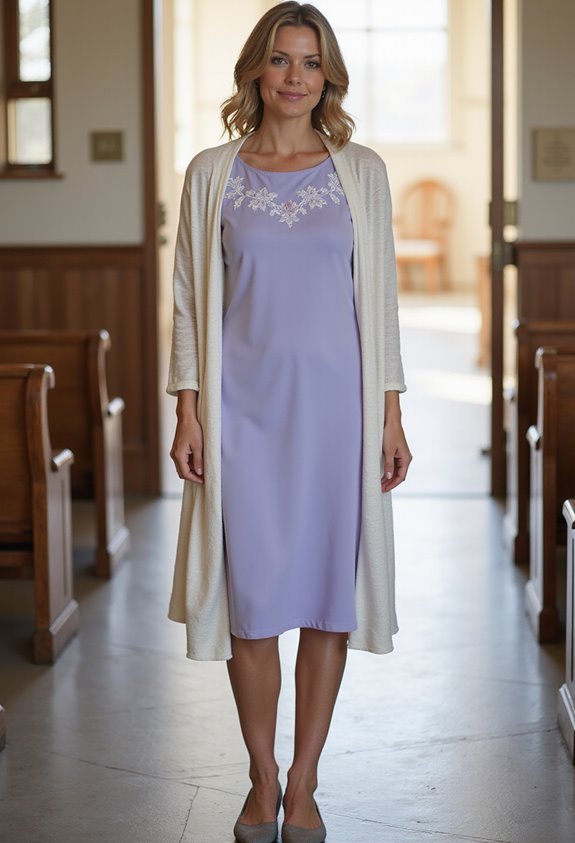 embroidered shift dress style