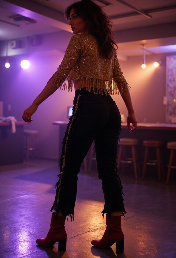 fringe details for dancing