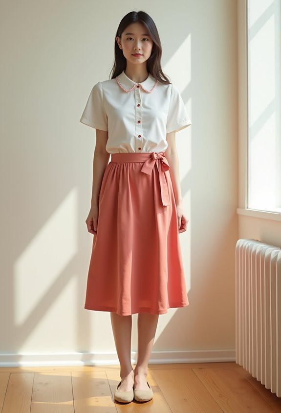 peter pan collar outfit
