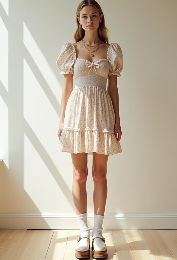 ruffled prairie dress accessories