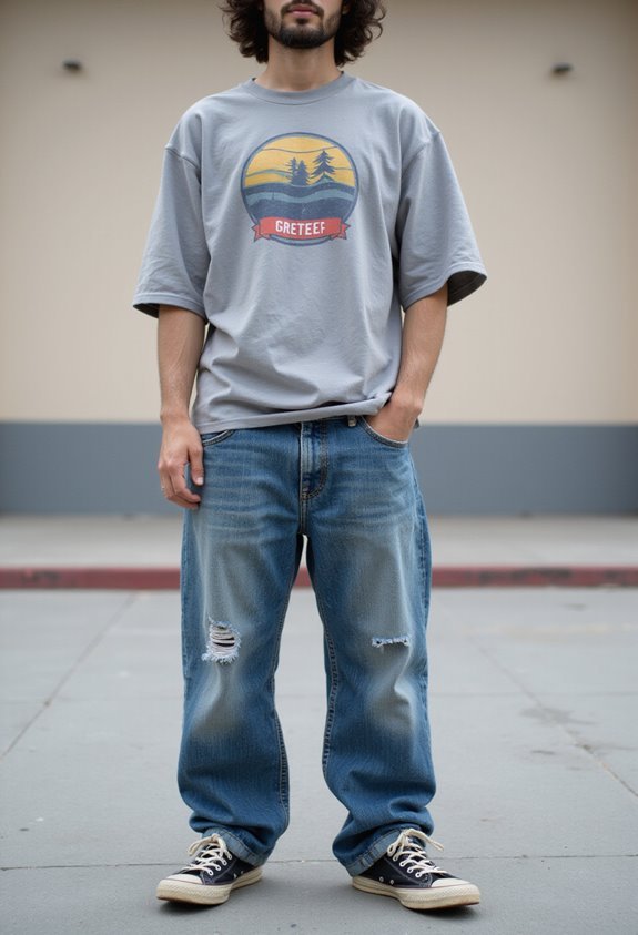 skate inspired casual streetwear look
