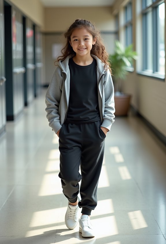 stylish comfortable athleisure outfit