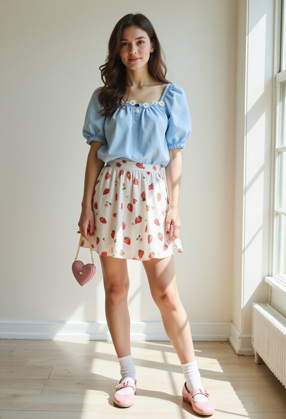 whimsical heart shaped accessories ensemble