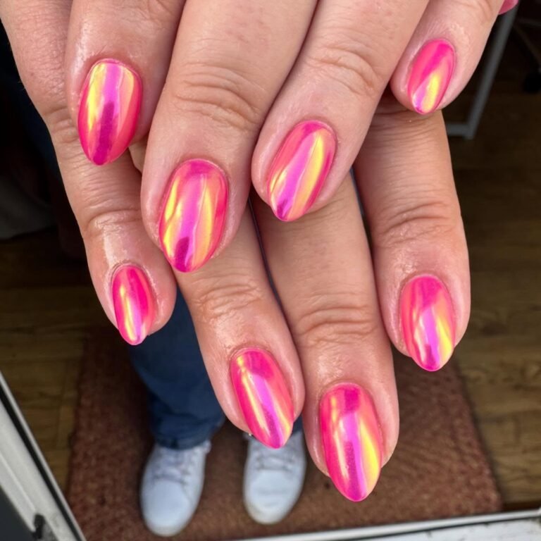 26 Summer Chrome Nails for a Fresh and Glossy Look