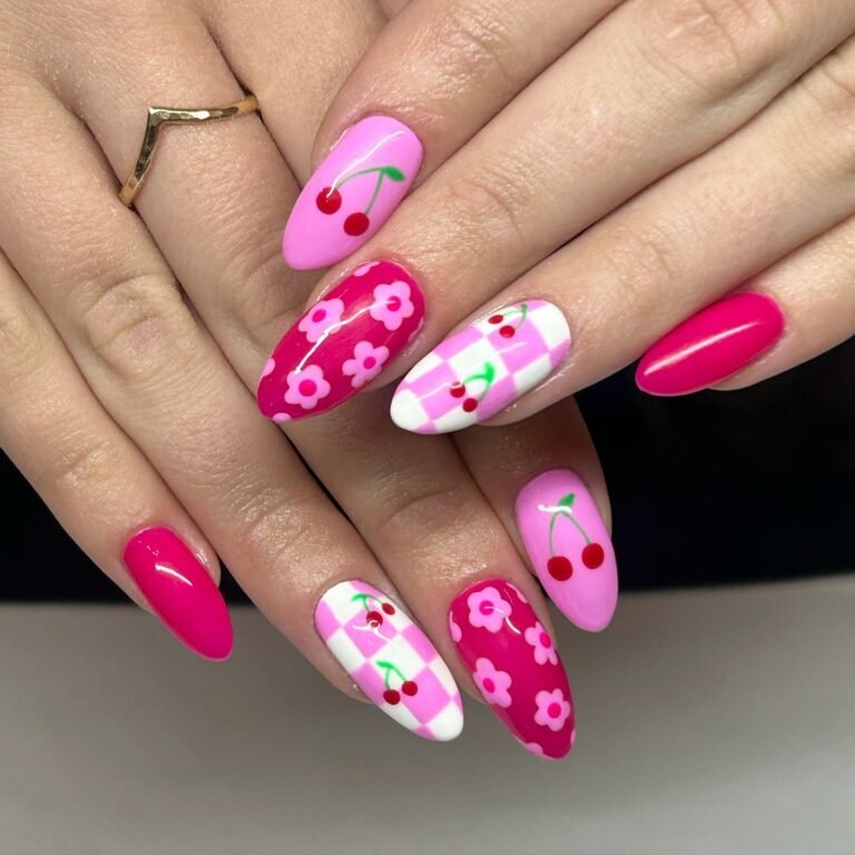 Cherry nails