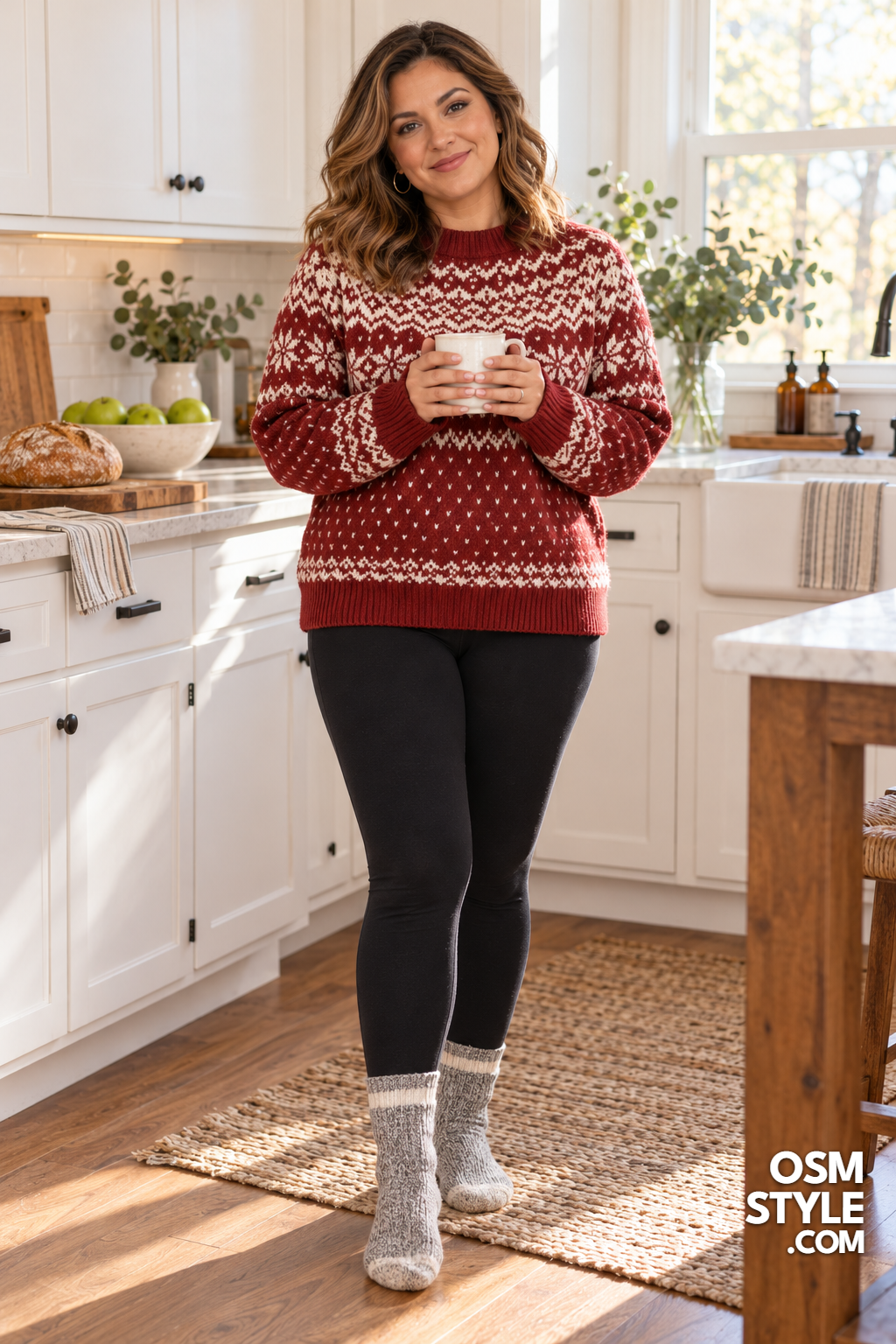 13. Fair Isle Sweater for Cozy Kitchen Mornings