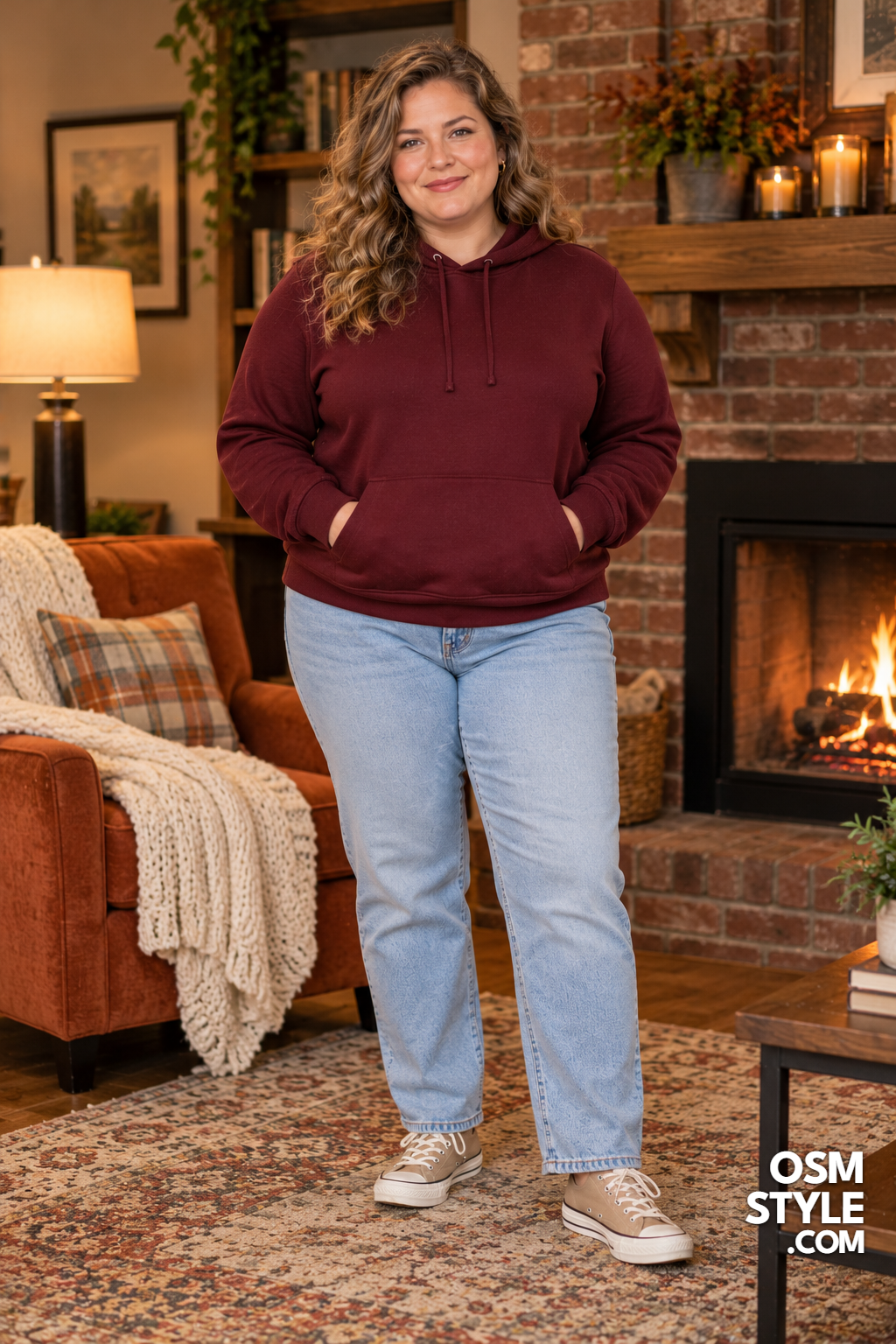 18. Easy Hoodie and Light Jeans