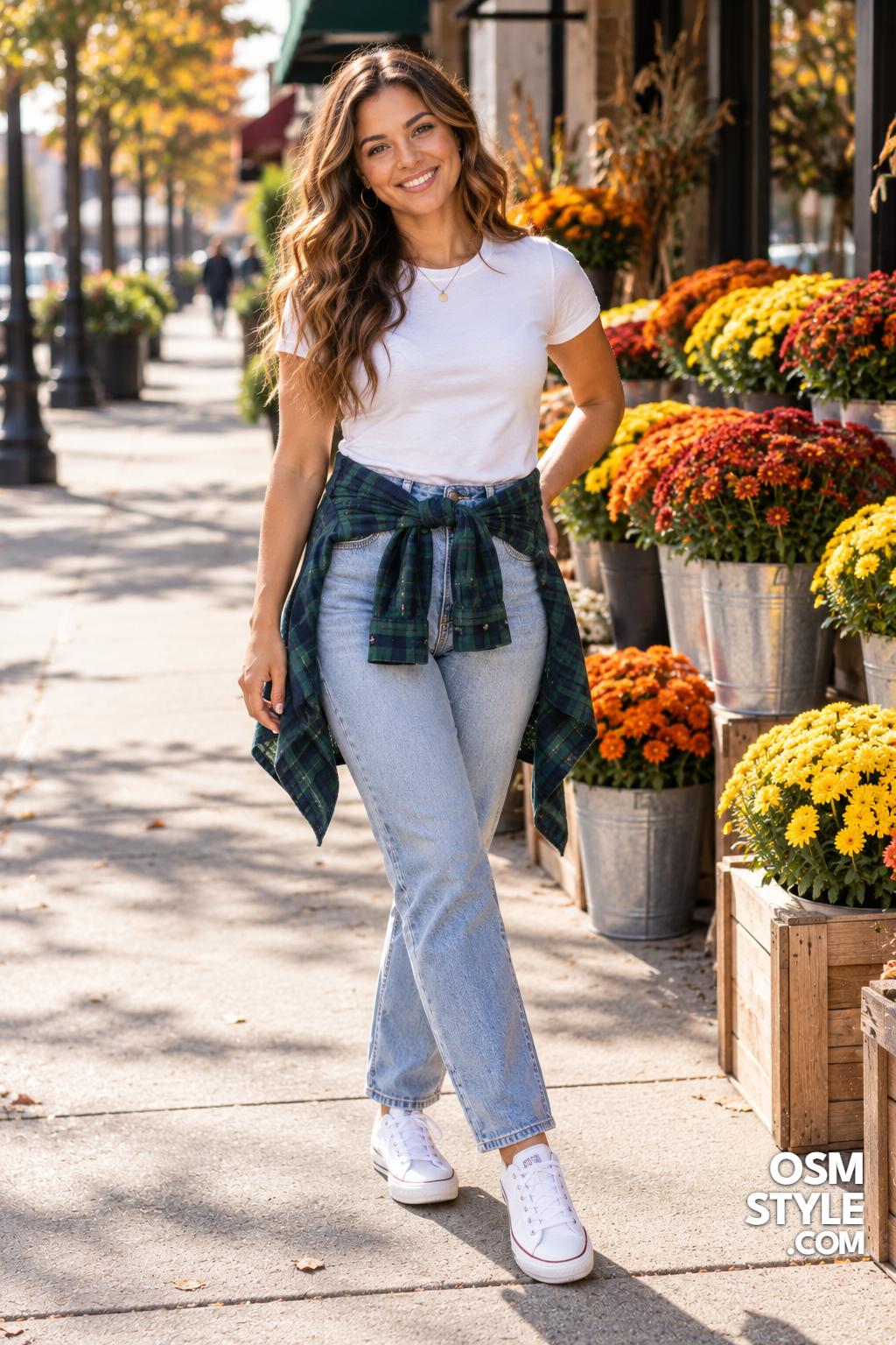 20. Flannel Tied Around the Waist
