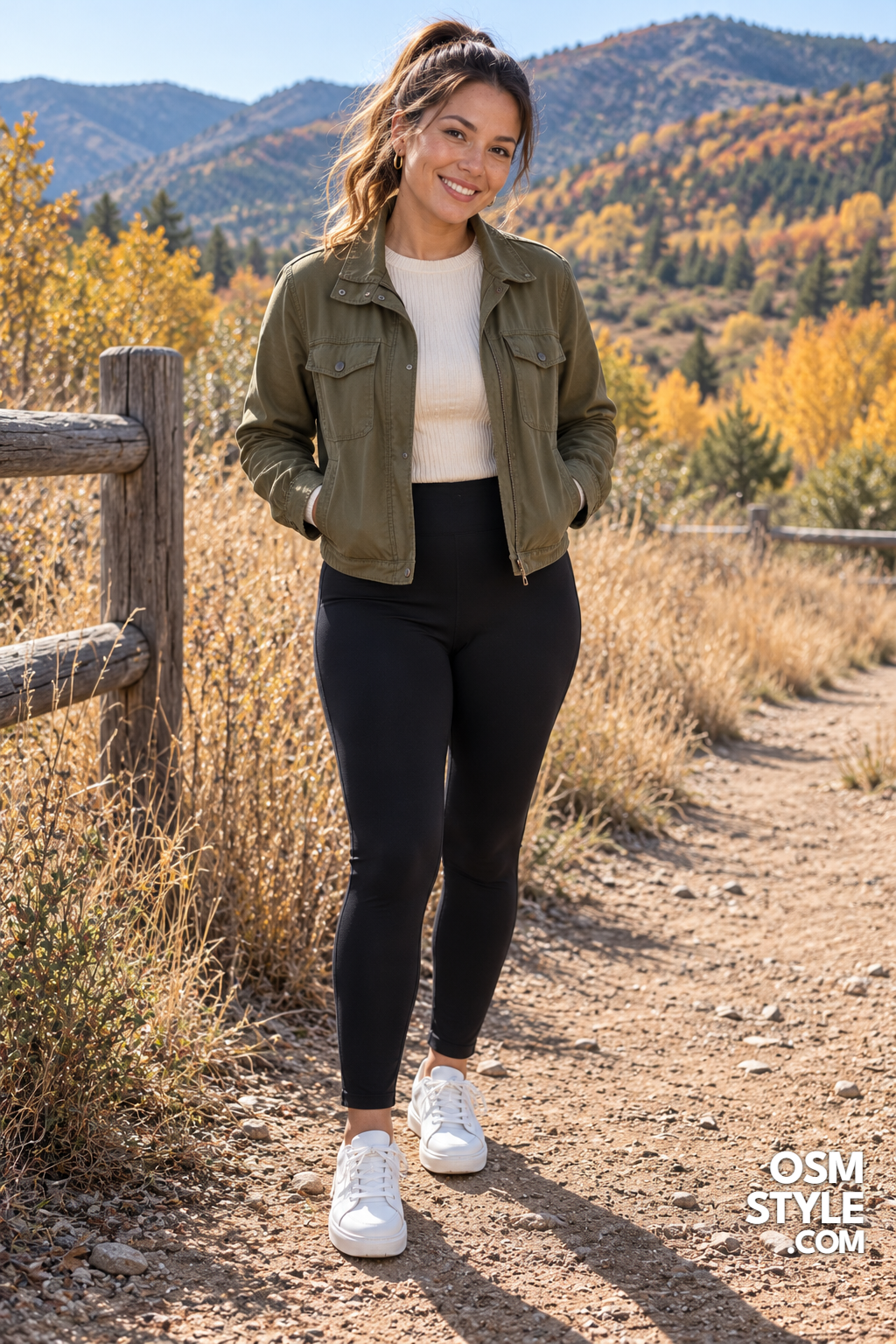 9. Olive Utility Jacket for Easy Weekends